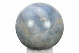Polished Blue Quartz Sphere - Madagascar #245461-1